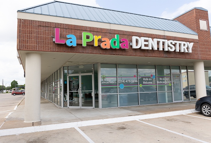 High tech dental exam room